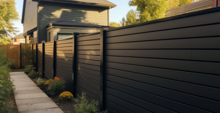 residential metal fence