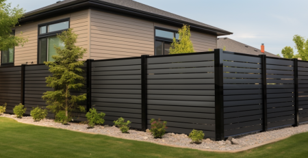 privacy aluminum fence