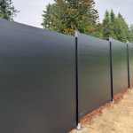 modern aluminum privacy fence