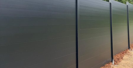 modern aluminum privacy fence